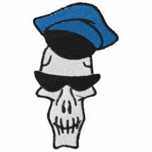 Custom Skull Embroidered Shirt