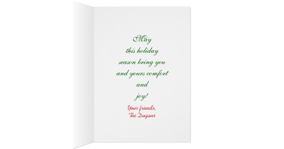 Custom Snow Globe Christmas Photo Xmas Holiday Greeting Card | Zazzle