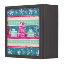 Custom Snowflakes and Presents premium gift boxes