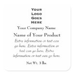 Custom Soap or Cosmetics Label with Logo Stickers