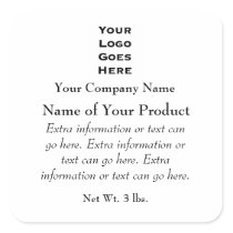 Custom Soap or Cosmetics Label with Logo Stickers
