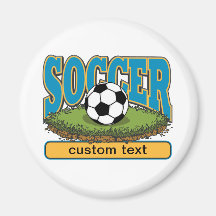 Custom Soccer Fridge Magnets