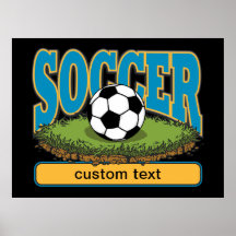 Custom Soccer Poster