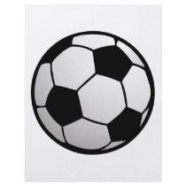 Custom SoccerBall for soccer Teams and Soccer Fans flyers