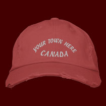 Custom Souvenir Baseball Cap Custom Canada Cap embroidered hats