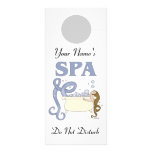 Custom Spa Do Not Disturb Mermaid Door Hanging Customized Rack Card