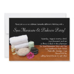 Custom Spa Manicure &amp; Pedicure Party Invitations