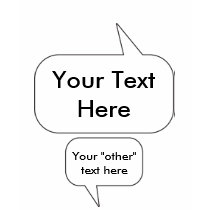 Custom Speech Bubbles t-shirts
