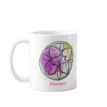 Custom Spiritual Name Mug: Heart Mandala Design