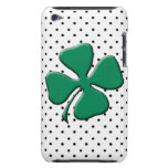 Custom St. Patrick's Day Green Clover Barely There iPod Cases