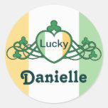 Custom St. Patrick's Irish Princess Tiara Stickers