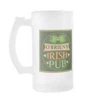 Custom St. Patrick's  Irish Pub Beer Mug / Stein