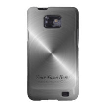 Custom Steel Metal Look Samsung Galaxy S2 Case