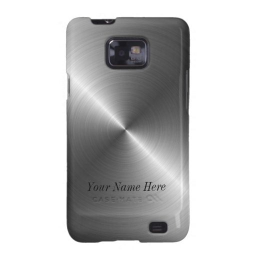 Custom Steel Metal Look Samsung Galaxy S2 Case Zazzle 8228
