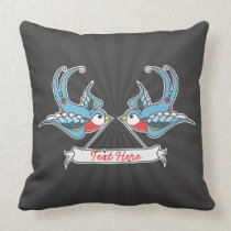 Custom Swallows pillows