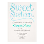 Custom Sweet 16 Personalized Announcements