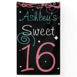 Custom Sweet 16 Photo Backdrop Banner