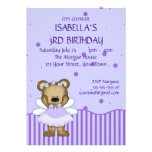 Custom Teddy Bear Blue Fairy Princess Custom Announcement