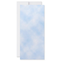 Custom Template: Blue Sky With Clouds rack cards