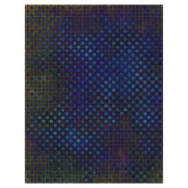 Custom Template: Dark Blue Halftone Pattern Personalized Flyer