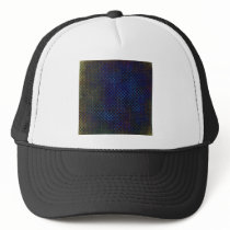 Custom Template: Dark Blue Halftone Pattern hats by spiritswitchboard Custom Template: Dark Blue Halftone Pattern hats