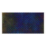 Custom Template: Dark Blue Halftone Pattern Photo Card Template