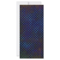 Custom Template: Dark Blue Halftone Pattern rack cards
