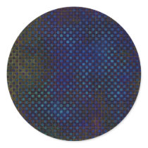 Custom Template: Dark Blue Halftone Pattern stickers