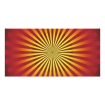 Custom Template: Gradient Radial Lines Photo Card Template