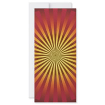 Custom Template: Gradient Radial Lines Rack Cards