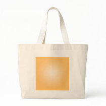 Custom Template: Gradient Radial Orange White Tote Bag