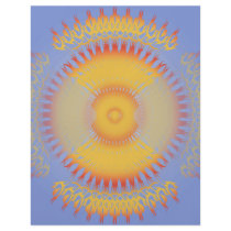 Custom Template: Regal Flames: Radial Abstract flyers