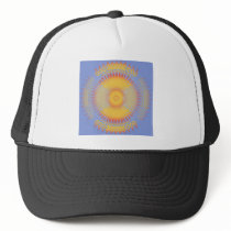 Custom Template: Regal Flames: Radial Abstract hats by spiritswitchboard Custom Template: Regal Flames: Radial Abstract hats