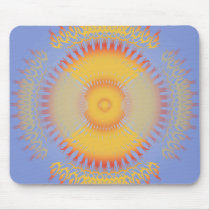 Custom Template: Regal Flames: Radial Abstract mousepads