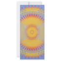 Custom Template: Regal Flames: Radial Abstract rack cards