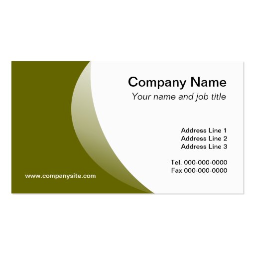 Custom  Templates Business Cards (front side)