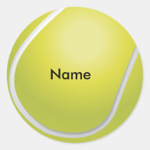 Custom Tennis Ball Stickers