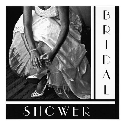 Custom  Text Bridal Shower Invitations