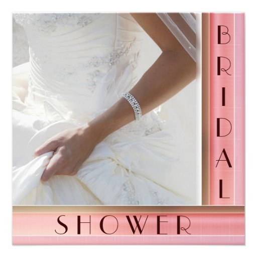 Custom  Text Bridal Shower Invitations