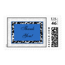 Custom Text Damask postage