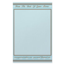 Custom Text Diamond Shapes Stationery