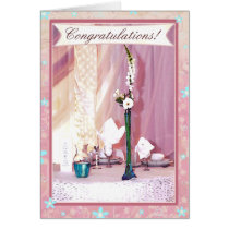 Custom Text Wedding Congratulations Card by jamiecreates1 Custom Text Wedding Congratulations Card