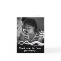 Custom Thank You Card : Vertical Photo by patricklori Custom Thank You Card : Vertical Photo