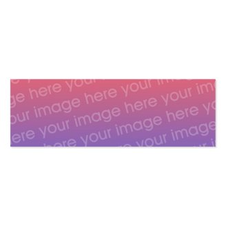 Custom Thank You Photo Bookmark w/Emerson Quote Business Card Template