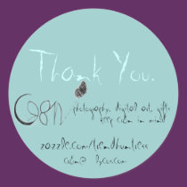Custom Thank You Sticker..