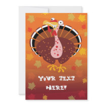 Custom Thanksgiving invitations