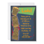 Custom Tipsy Hawaiian Tiki Totem Low Brow Luau - invitations
