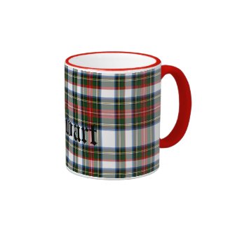 Custom Traditional Stewart Tartan Plaid Coffee Mugs