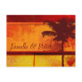 Custom Tropical Palm Tree Cards Post Cards