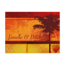 Custom Tropical Palm Tree Cards postcards by aslentz Custom Tropical Palm Tree Cards postcards